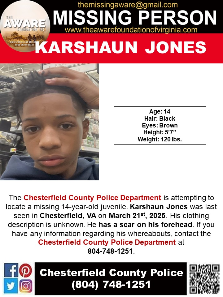 14-Year-Old Missing in Chesterfield: Community in Outrage!