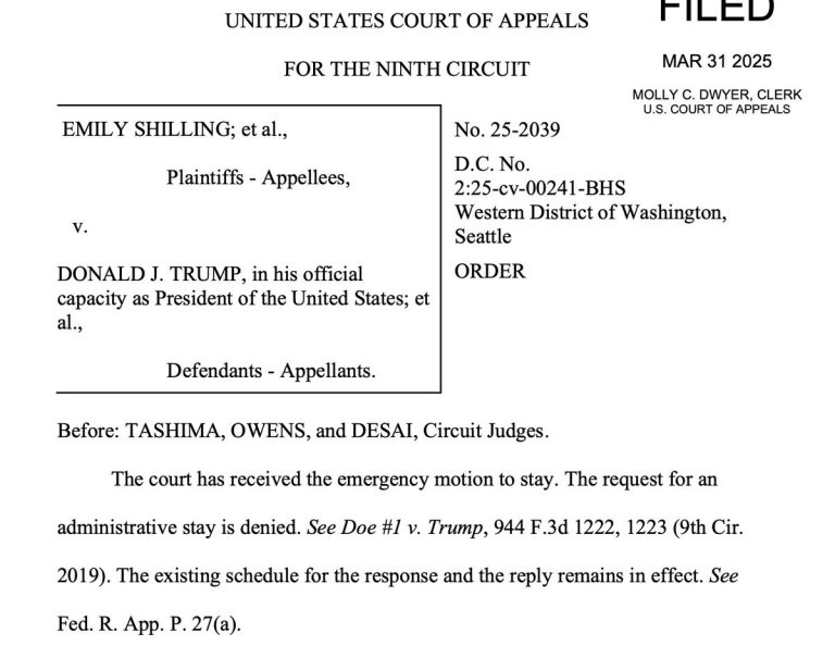 9th Circuit Denies Trump's Bid to Expel Transgender Troops!