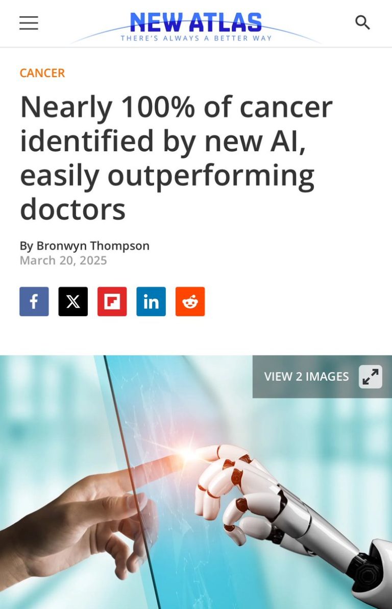 AI Outperforms Doctors, Detects 100% of Cancer Cases!