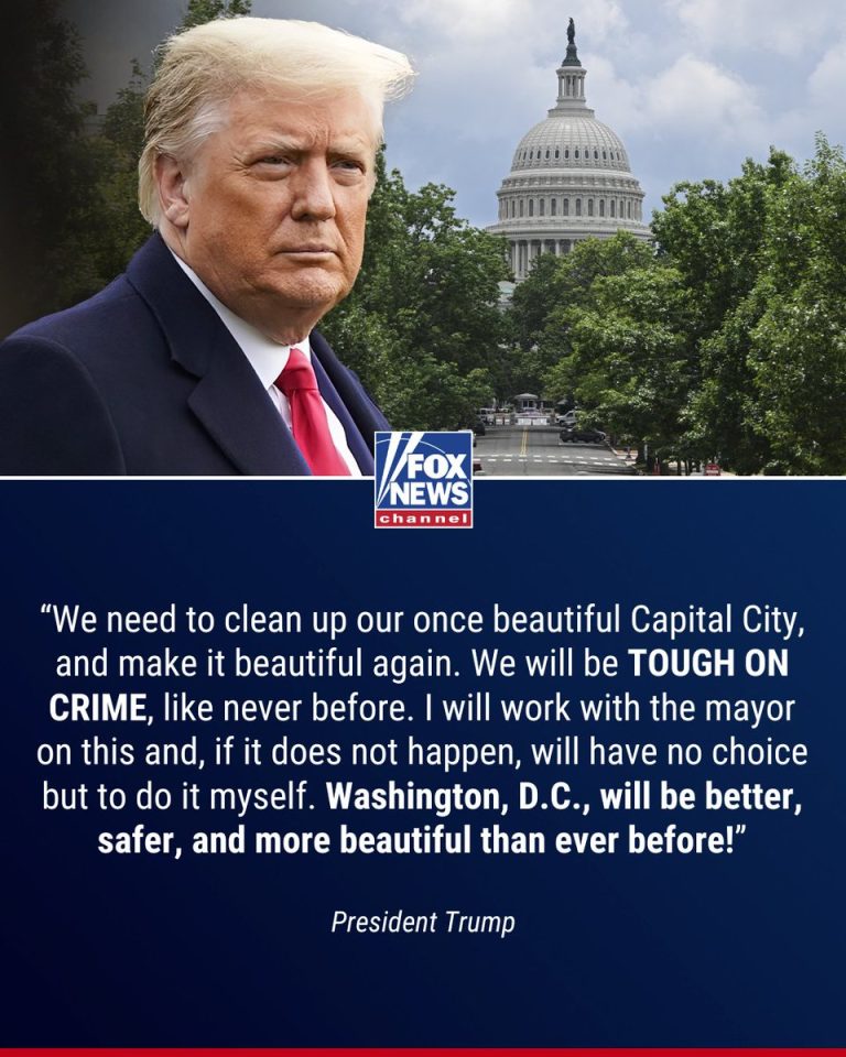 BREAKING: @POTUS Orders Police Surge in D.C., Sparks Outrage!