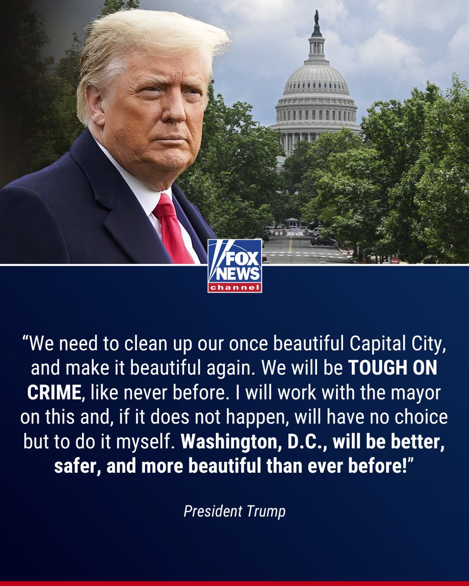 BREAKING: @POTUS Orders Police Surge in D.C., Sparks Outrage!