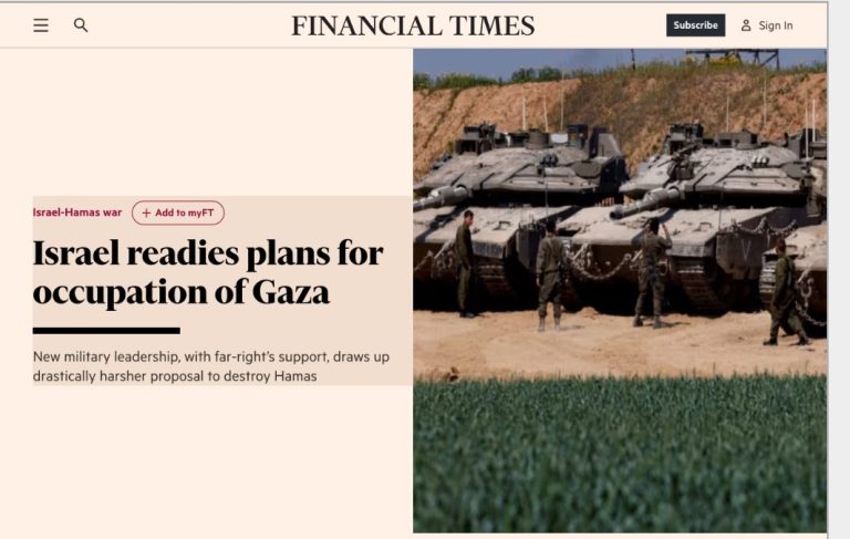 🚨BREAKING: Israel's Shocking Plans to Fully Occupy Gaza Revealed!