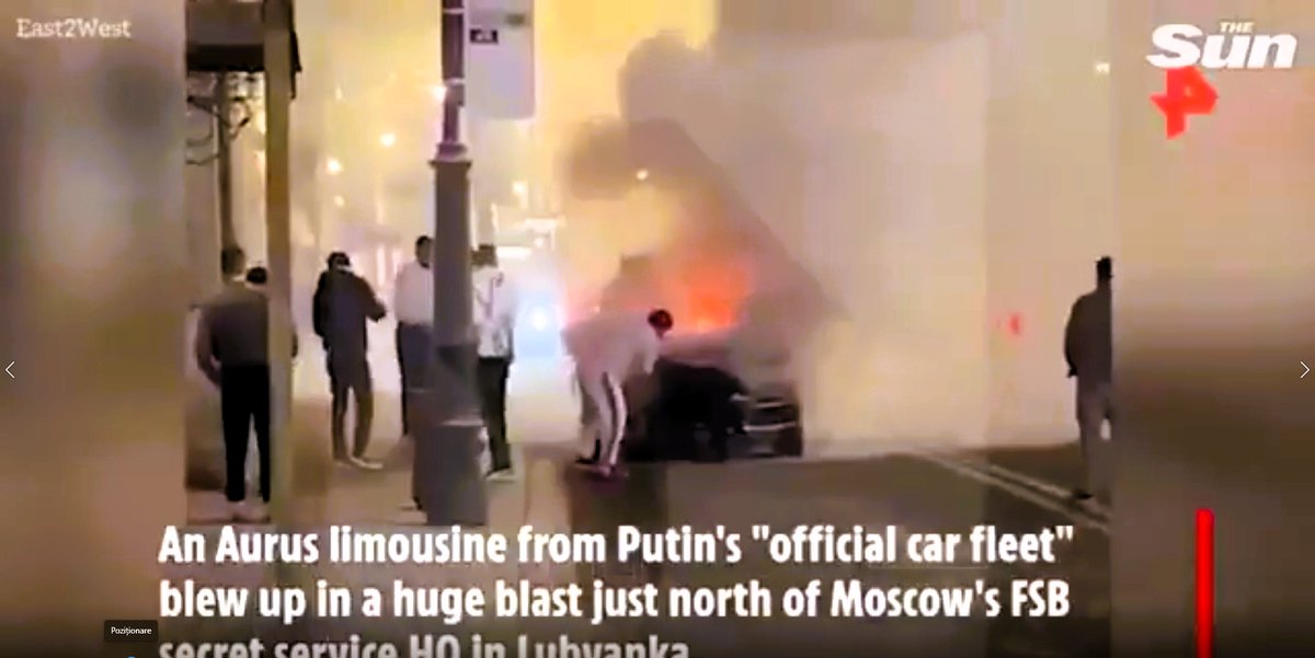 BREAKING: Putin's Limo Erupts Near FSB HQ—Assassination Attempt?