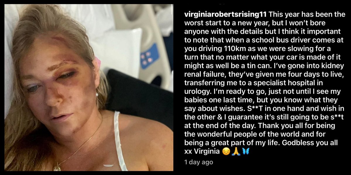 🚨BREAKING🚨 Virginia Giuffre's Shocking Accident: Why the Silence? ⁉️