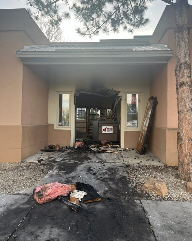 Breaking: GOP HQ in New Mexico Attacked, "ICE=KKK" Graffiti Found!