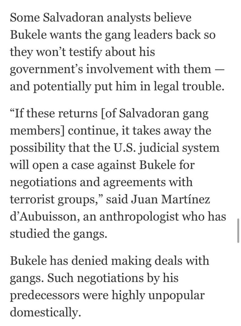 Bukele's Shocking Deal: U.S. Gangsters for MS-13 in Custody?