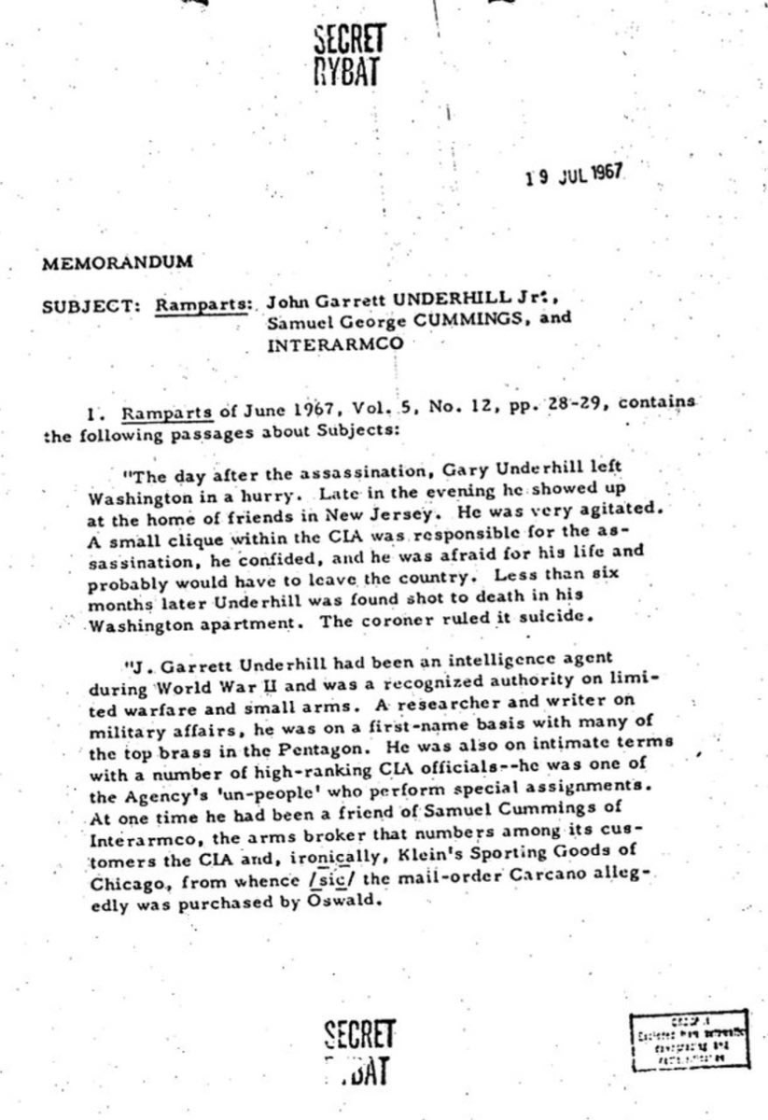 CIA's Secret Clique Behind JFK's Murder Unveiled in New Document!