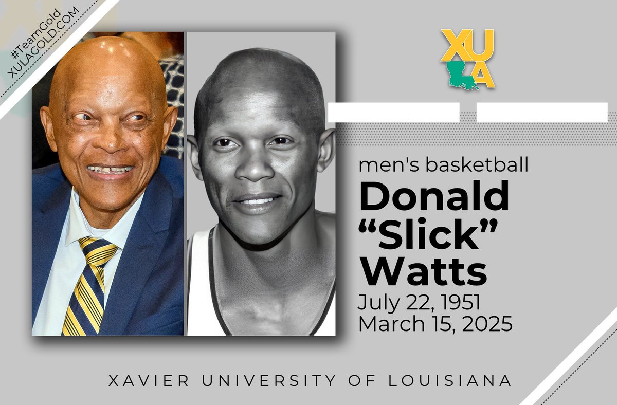 Death of XULA Hall of Famer Donald "Slick" Watts at 73