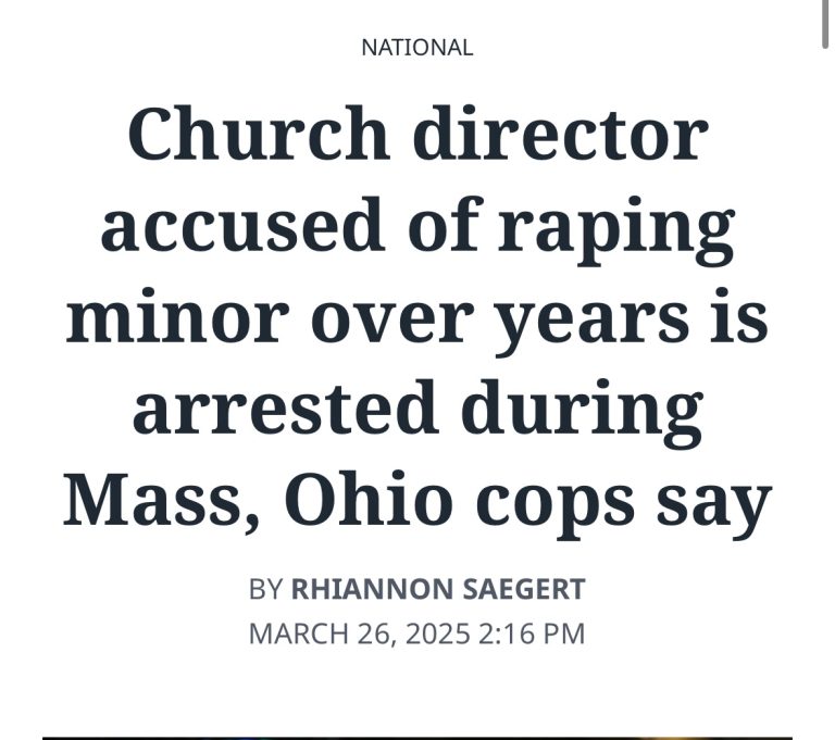 Director Arrested During Mass for Alleged Child Abuse Scandal