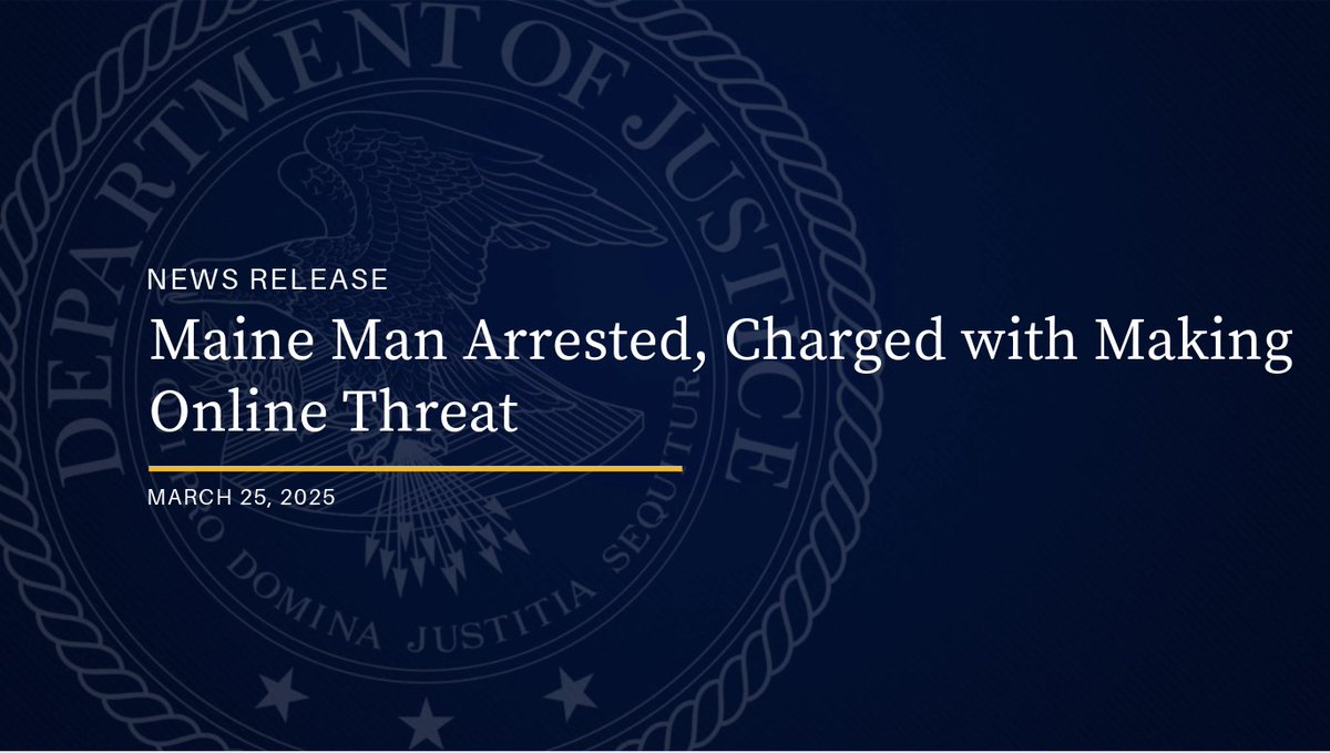 FBI Arrests Maine Man for Online Death Threats Against Jews!