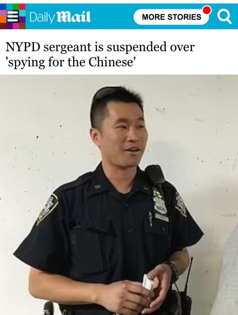 FBI Probes NYPD Sergeant for Alleged Chinese Espionage!
