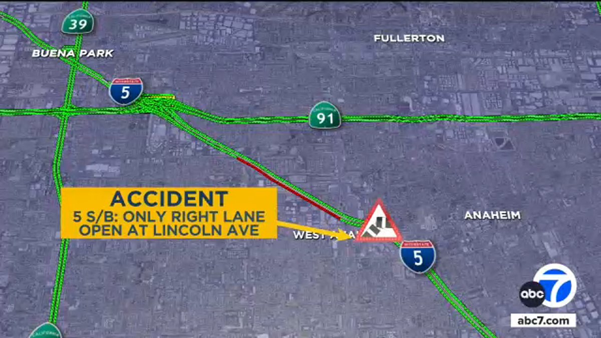 Fatal Crash Closes Lanes on 5 Freeway: Chaos in Anaheim!