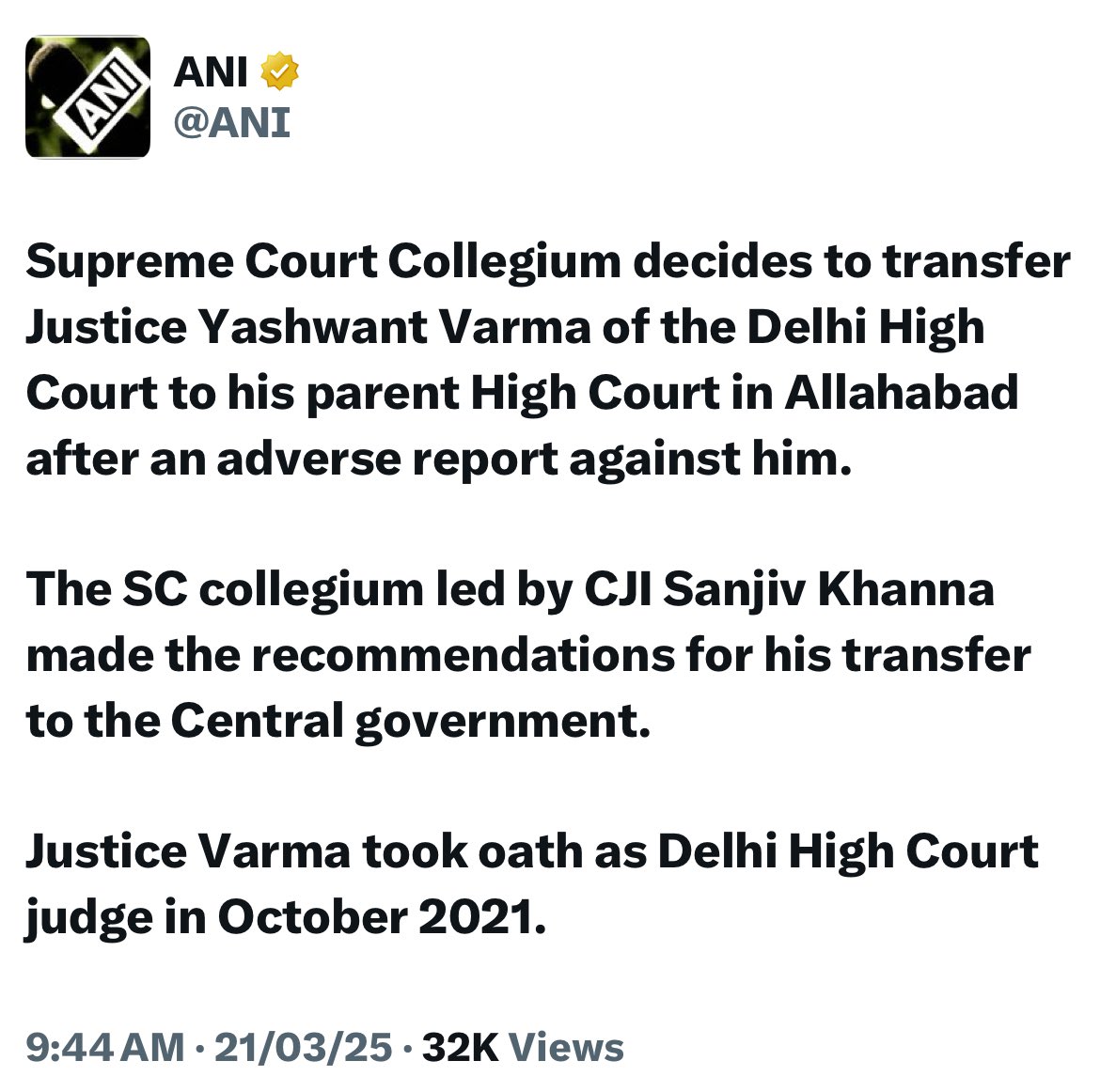 Fire in Delhi Judge's Home: Cash Found Raises Suspicion!