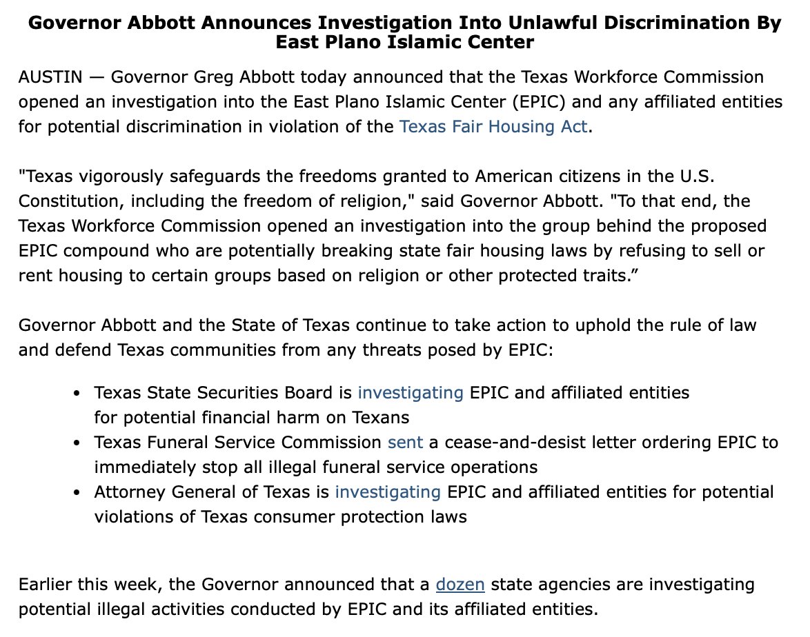 Governor Abbott Launches Controversial Probe into EPIC Compound