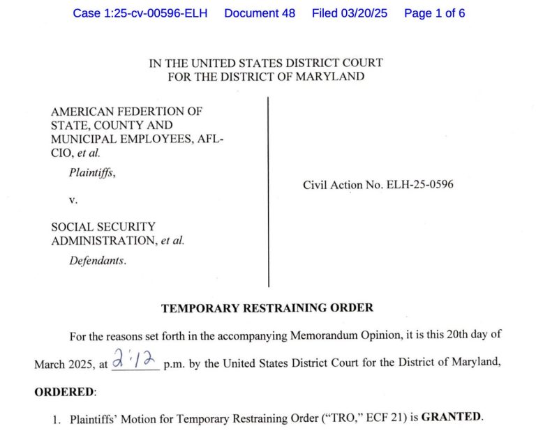 Judge Blocks Musk & DOGE Access to Sensitive SSA Data!