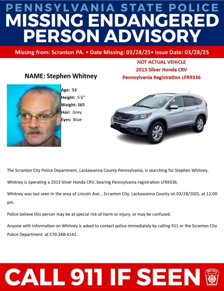 Missing Scranton Man Sparks Outrage in Lackawanna County