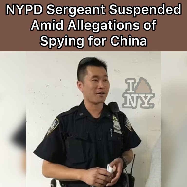 NYC Cop Suspended: Allegations of Spying for China Unraveled!
