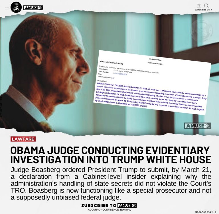 Obama Judge Acts as Special Prosecutor: Trump Cabinet Under Fire!