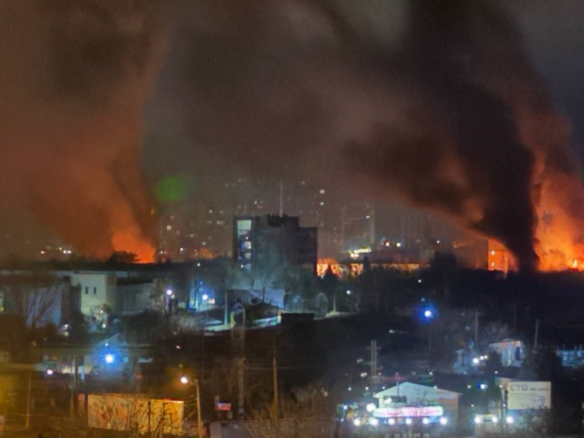 Odesa in Chaos: City Ablaze as Drones Rain Destruction!