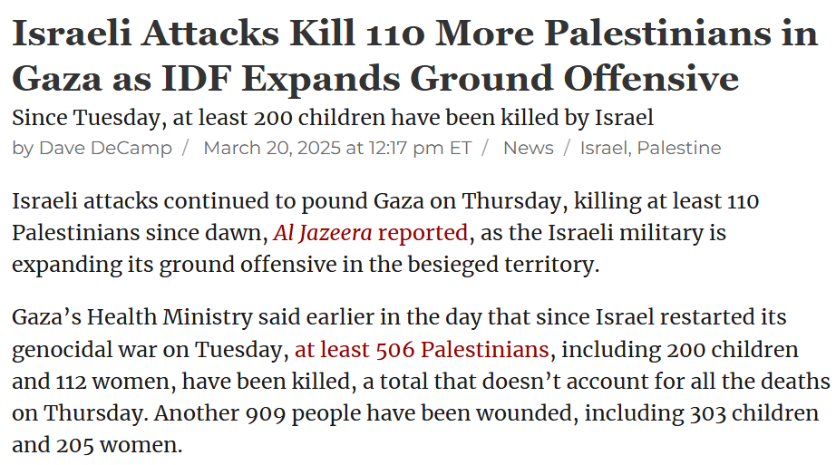 Outrage: 110 Palestinians Killed, NY Times Silent on Crisis
