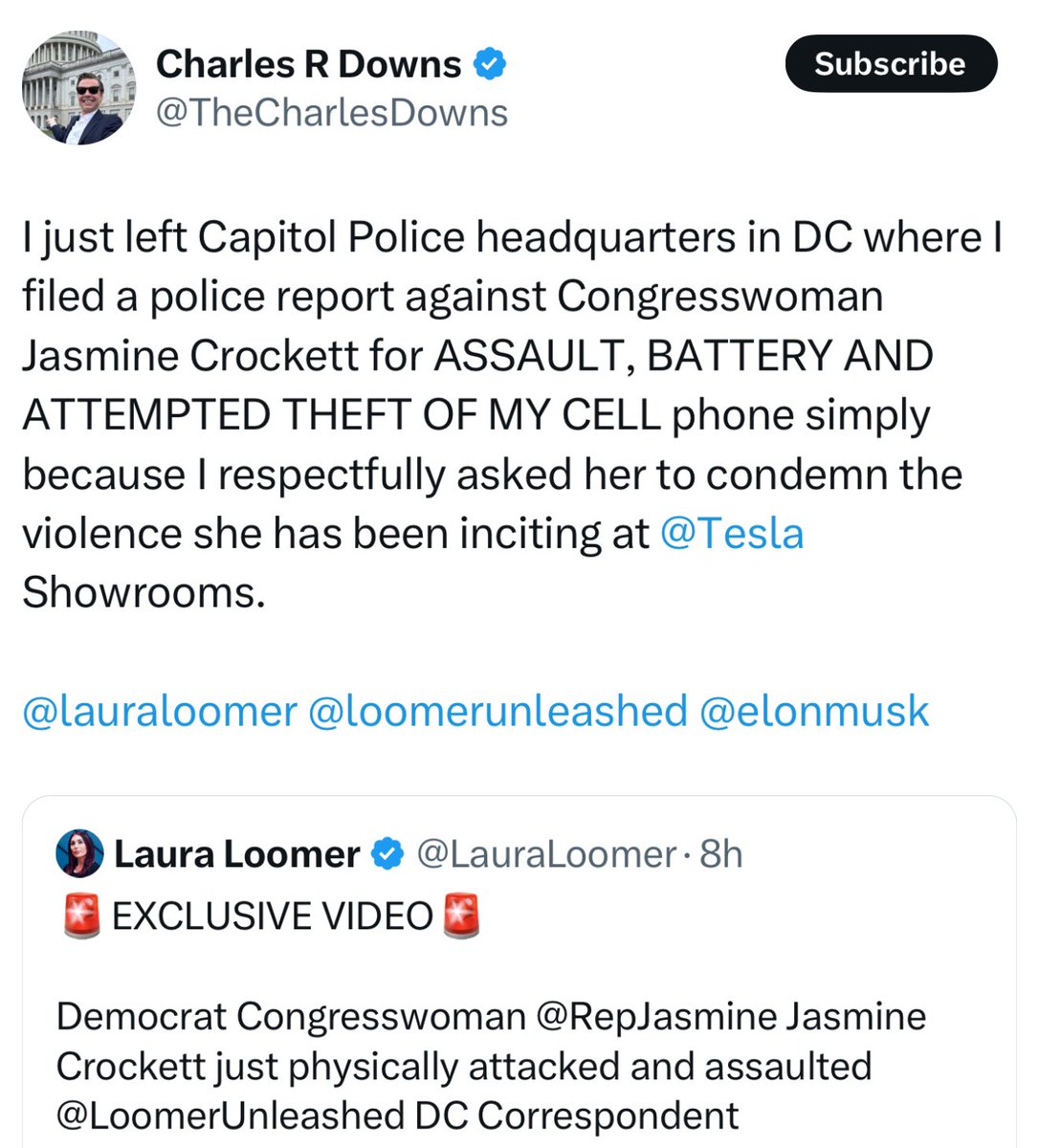 Police Report Filed: Rep. Crockett Accused of Assault & Theft!
