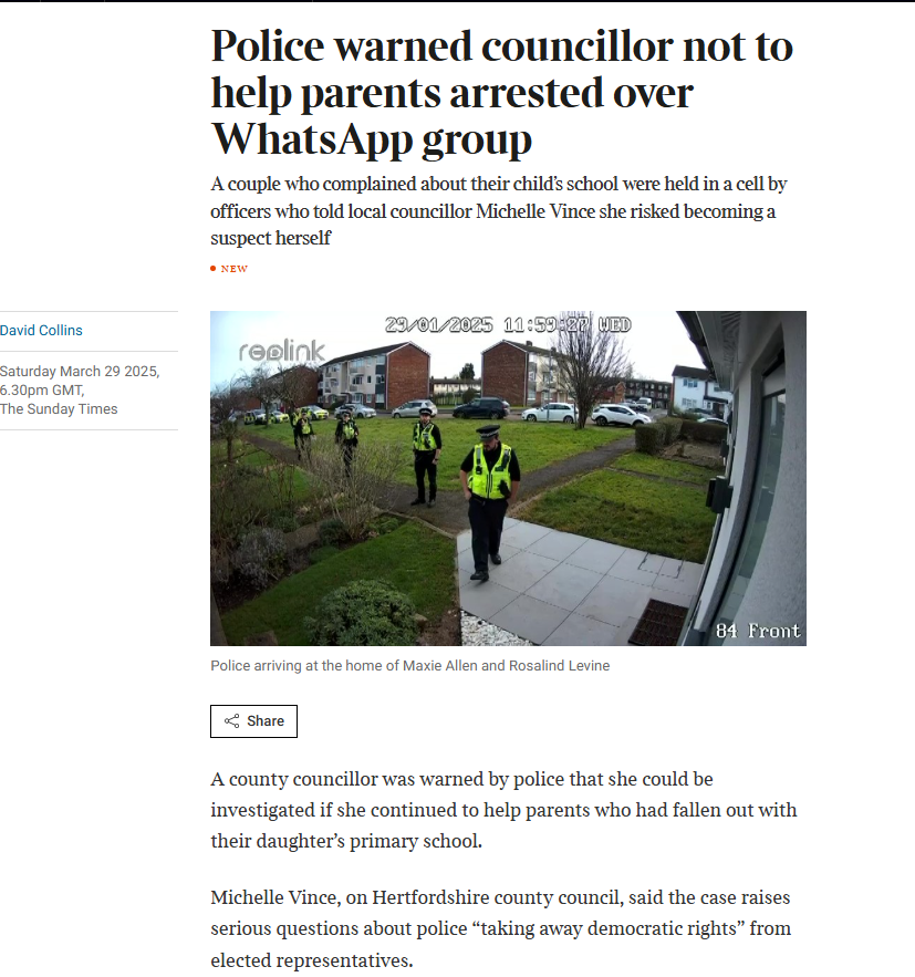 Police Threaten Councillor: 'Stay Out of Our Business'!
