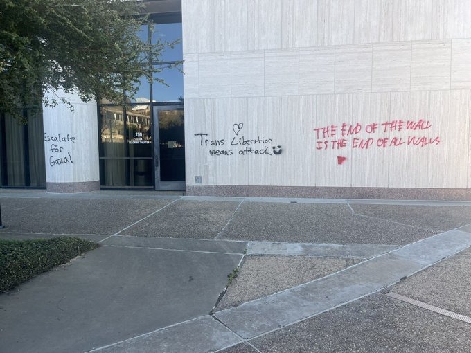 Radical Activists Target Texas State with Controversial Graffiti
