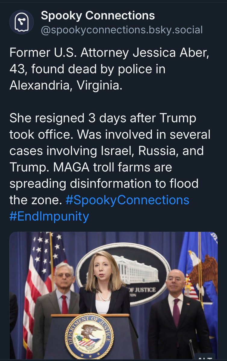 Shock in Alexandria: Former U.S. Attorney Jessica Aber Found Dead!  
Was Trump Behind the Assassination? MAGA Distorts the Truth!
