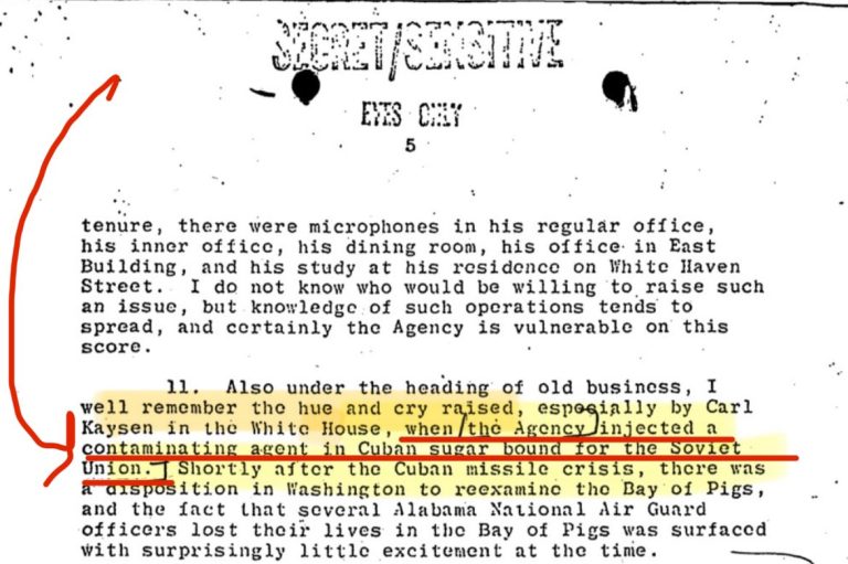 Shocking CIA Confession: JFK's Role in Contaminating Cuban Sugar!