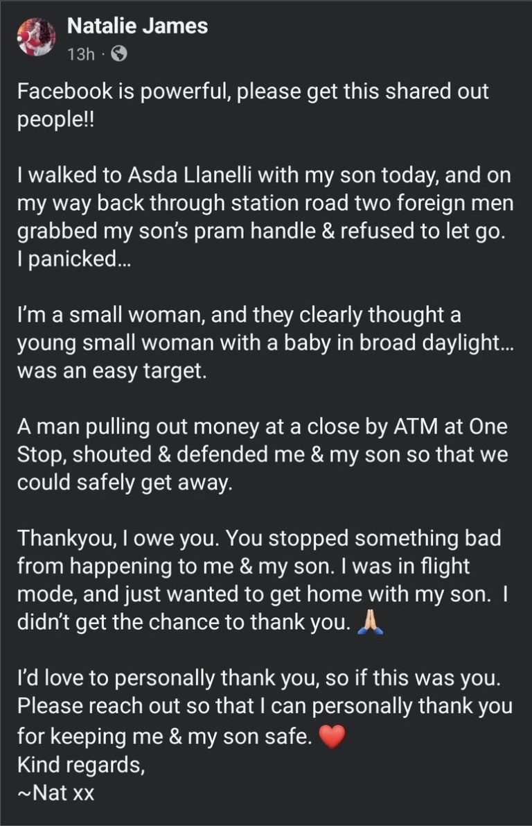 Shocking Incident: Foreign Men Grasp Pram in South Wales!