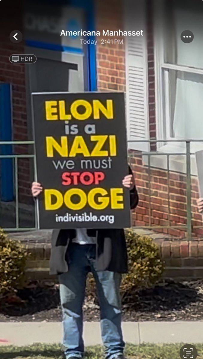 Shocking Sign at Tesla Takedown: "Elon Musk IS A NAZI!"