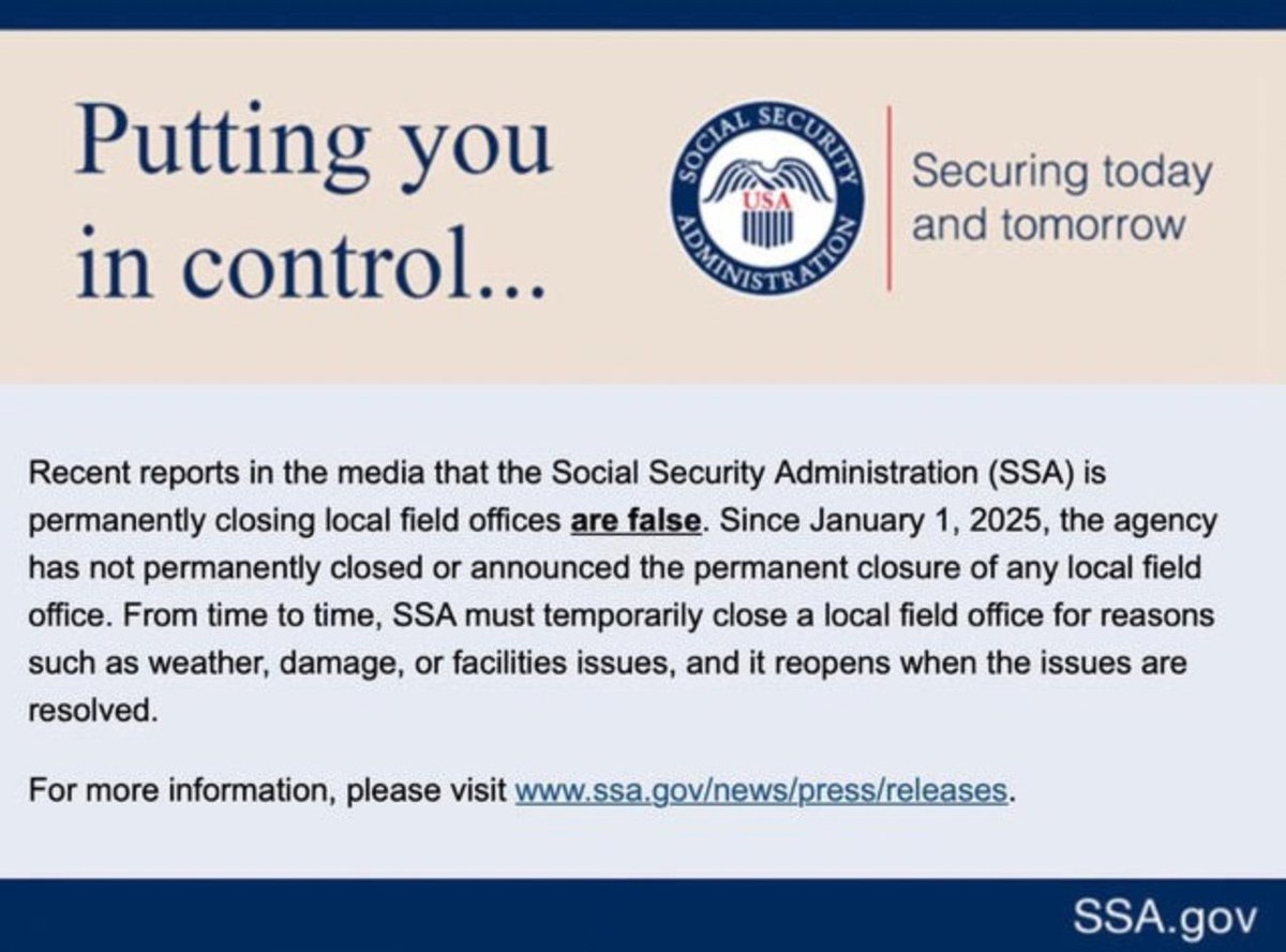 Social Security and DOGE: Gaslighting Americans on Office Closures!
