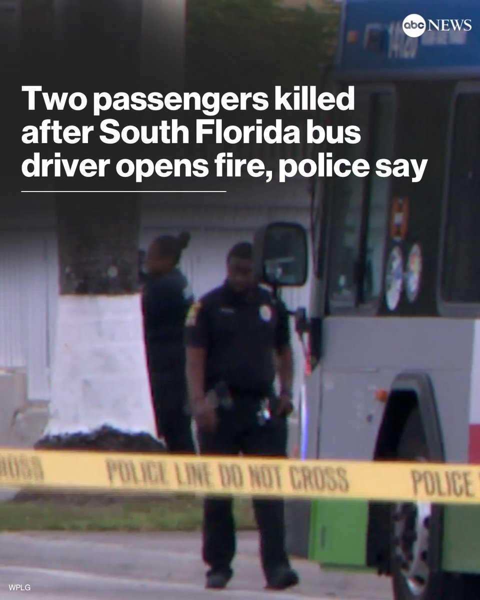 South Florida Bus Driver Opens Fire, Two Passengers Killed!