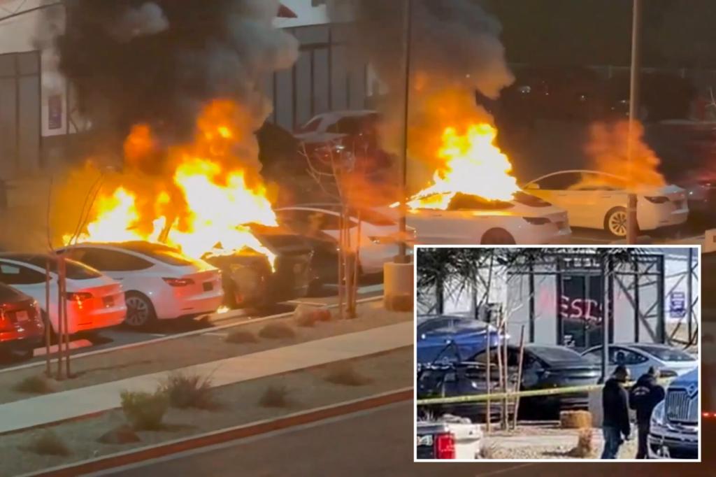 Suspect Arrested in Molotov Attack on Vegas Tesla: Terrorism Link?