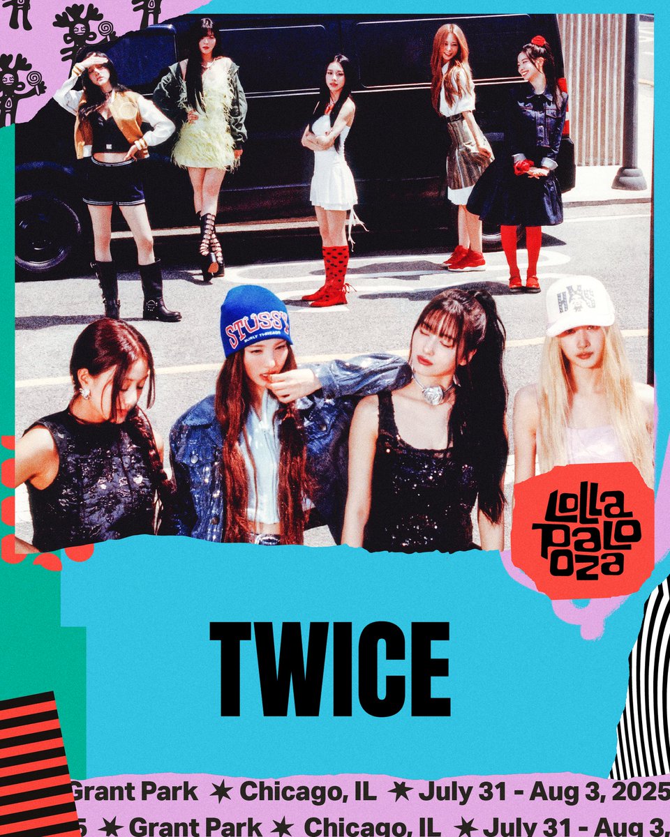 TWICE Stirs Controversy as Lollapalooza 2025 Headliner!