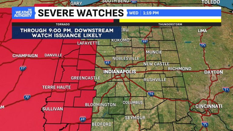 Tornado Watch Snub: Western Indiana on Edge, Indianapolis Excluded!