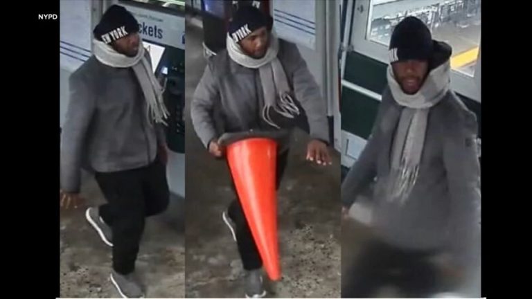 Traffic Cone Assault: Bronx Man Attacked in Shocking Station Brawl