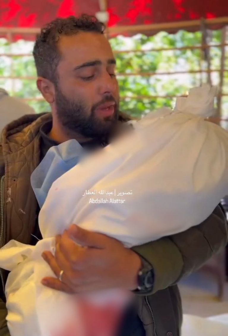Tragic Loss: Palestinian Father Mourns Family Killed in Airstrike