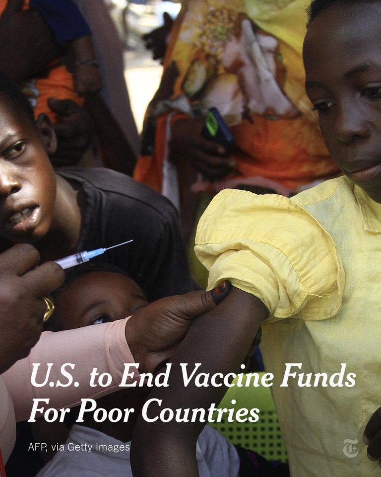 Trump Administration to Cut Vaccine Funding; Global Health at Risk!