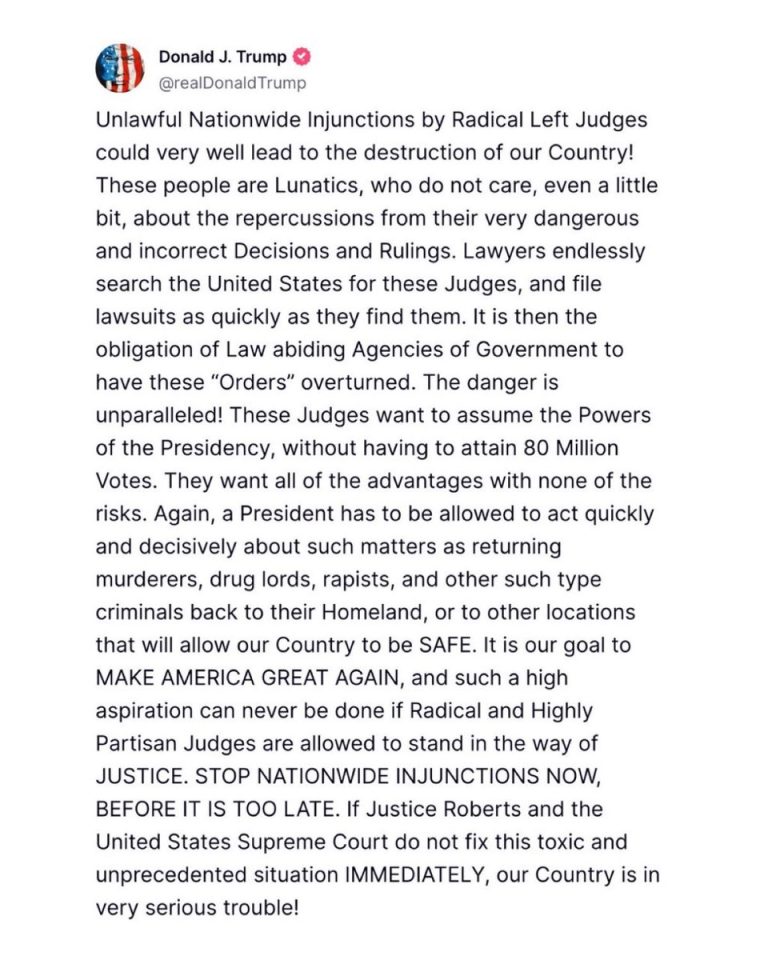 Trump's Fiery Message to Radical Left Judges Sparks Outrage!