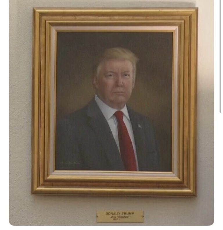 Trump's Fury Unleashed: Controversial Portrait Sparks Social Media War!