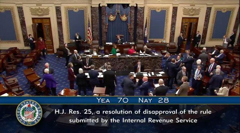 U.S. Senate's Shocking Move: Defi Wins, IRS Rule Destroyed!