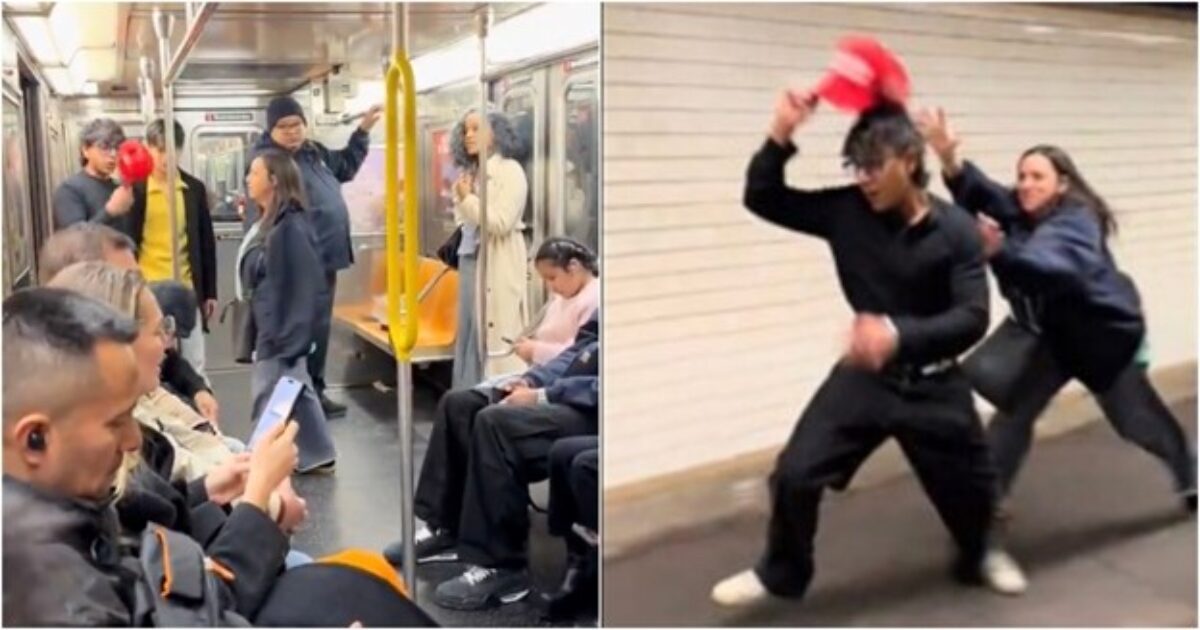 Unhinged NYC Leftist Identified After Viral MAGA Hat Theft!