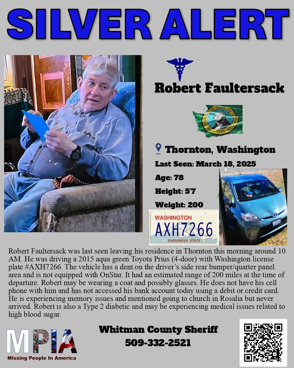 Urgent: Missing Robert Spotted Multiple Times, Time is Running Out!