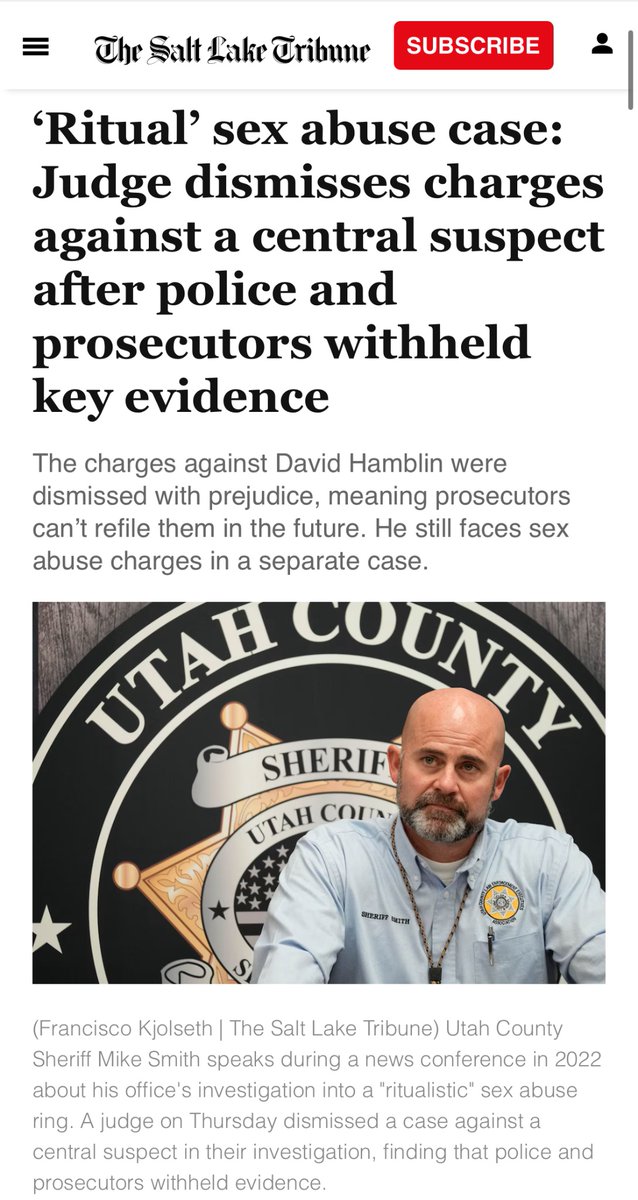 Utah Judge Shocks Nation by Dismissing Satanic Abuse Charges!