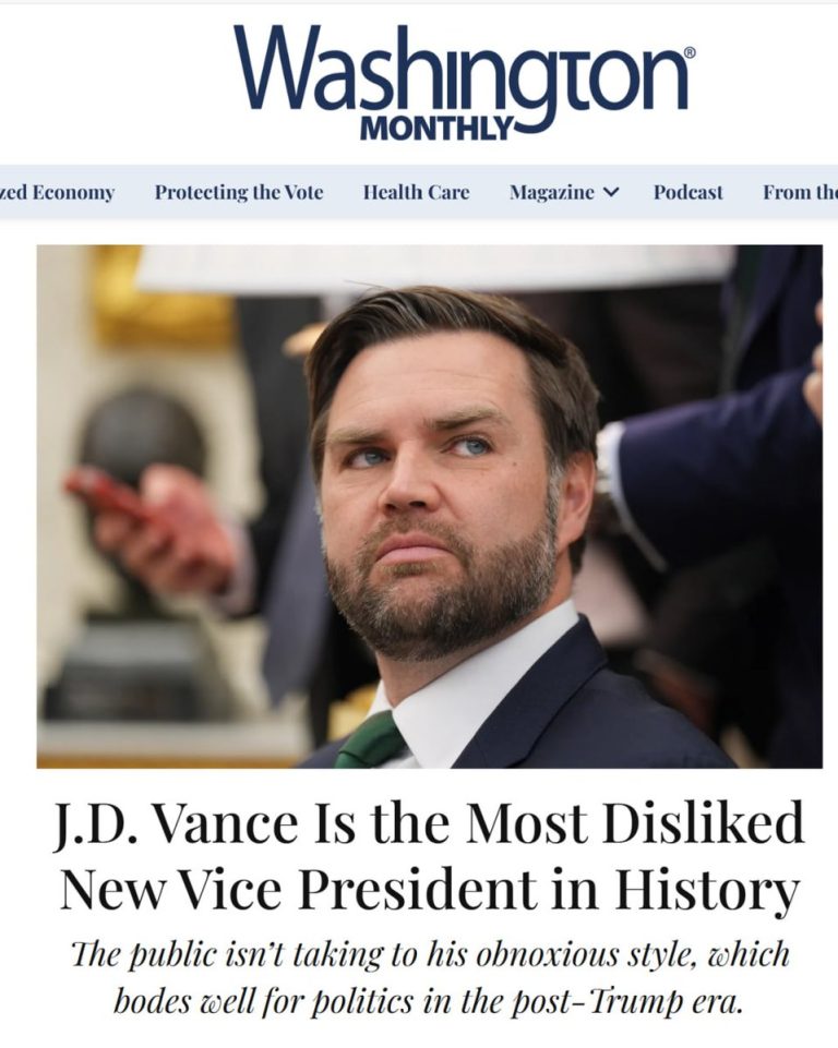 Vance's Favorability Plummets Below Harris—What Does It Mean?