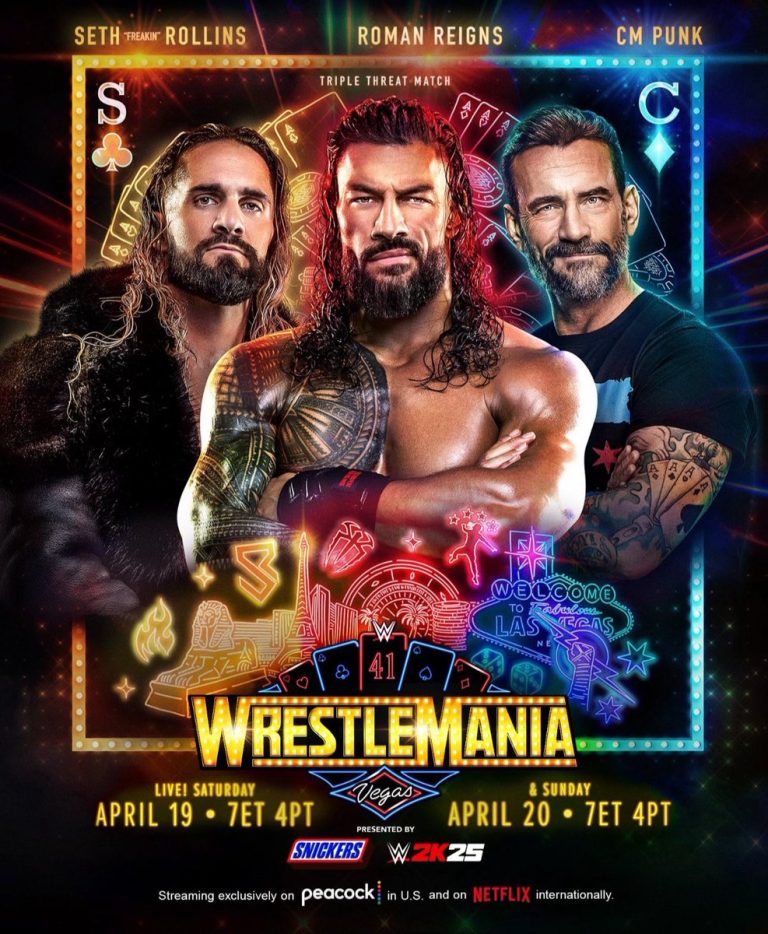 WrestleMania 41: Rollins, Reigns, Punk in Shocking Triple Threat!

Night 2's Epic Clash: Rhodes vs. Cena - Who Will Dominate?