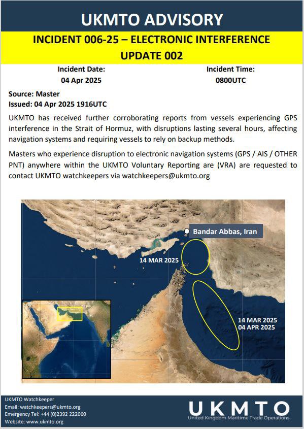 BREAKING: GPS Interference Sparks Tensions Near Hormuz Strait!