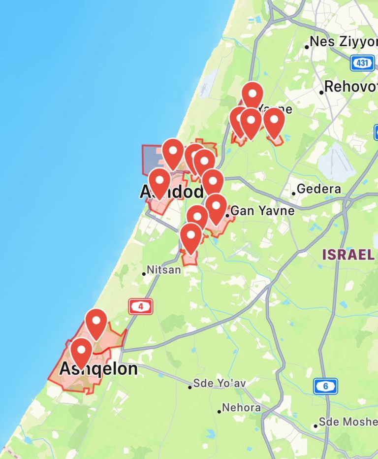 BREAKING 🚨 Incoming Rocket Alerts: Ashdod and Ashkelon Under Fire!