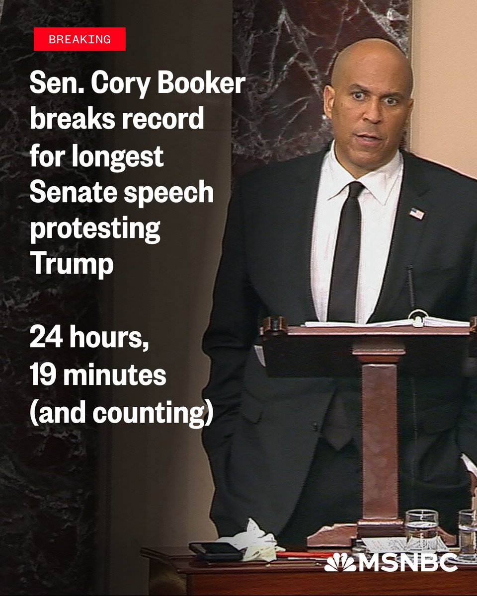 BREAKING: Sen. Booker’s Speech Sparks Outrage, Shatters Records!